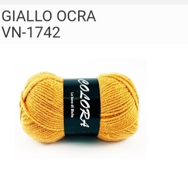 Lana colora 50 grammi