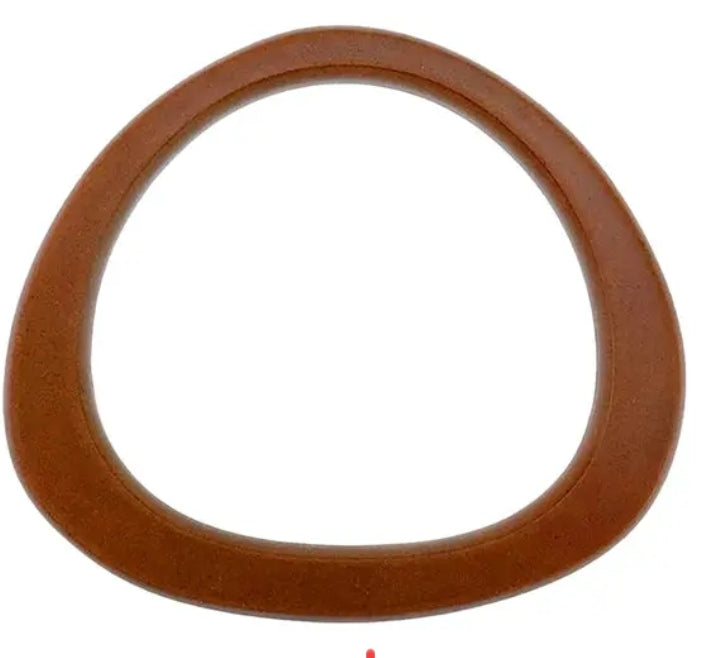 Manici borsa in legno 14,5 cm 2 pezzi