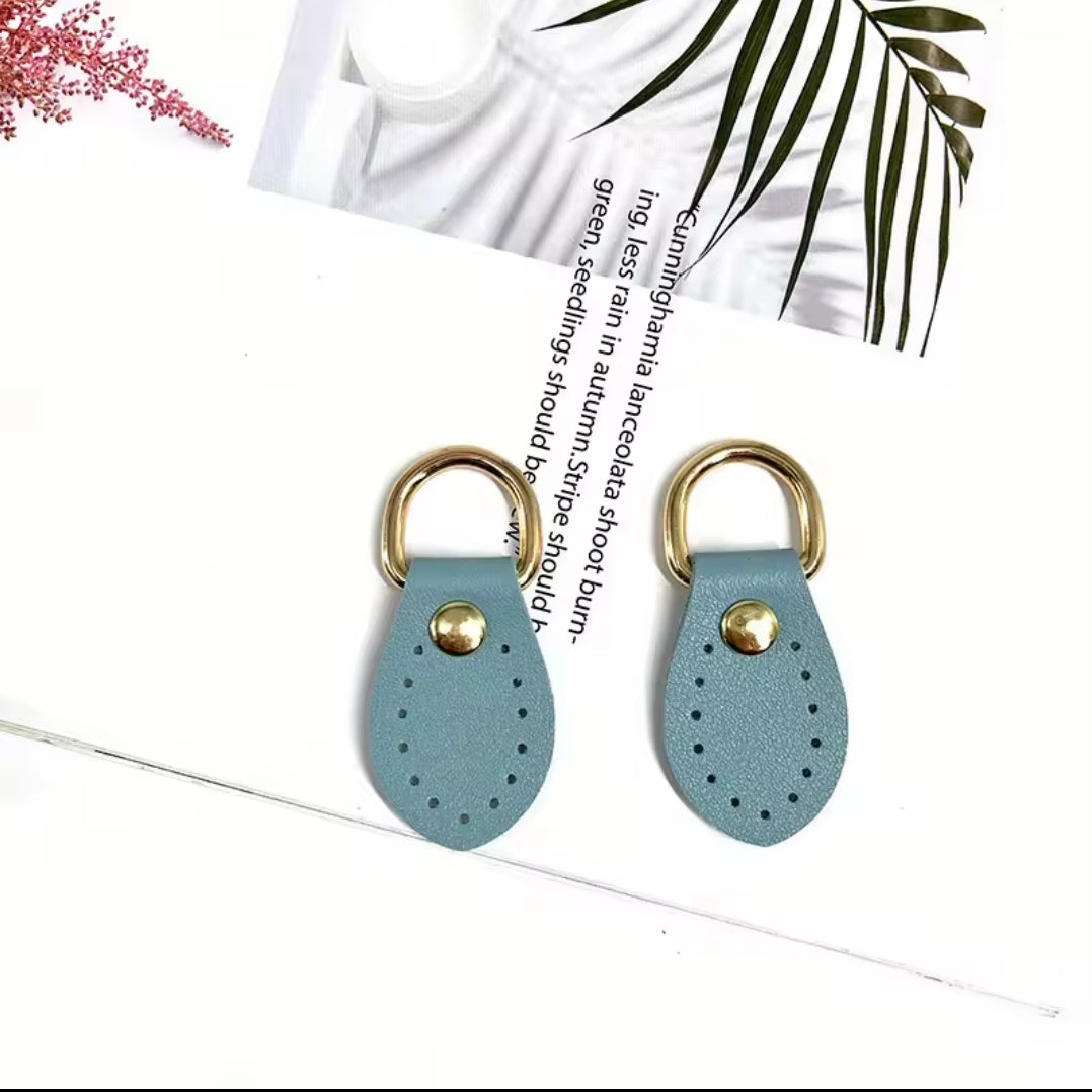 Attacco ponticello 5x3 cm similpelle
