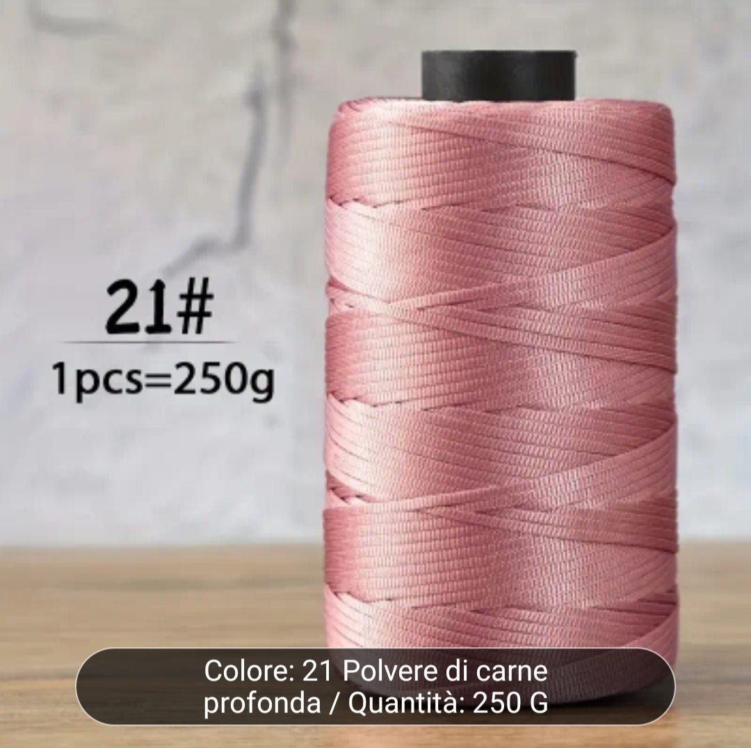 Cordino thai piatto spessore 3 mm 250 grammi
