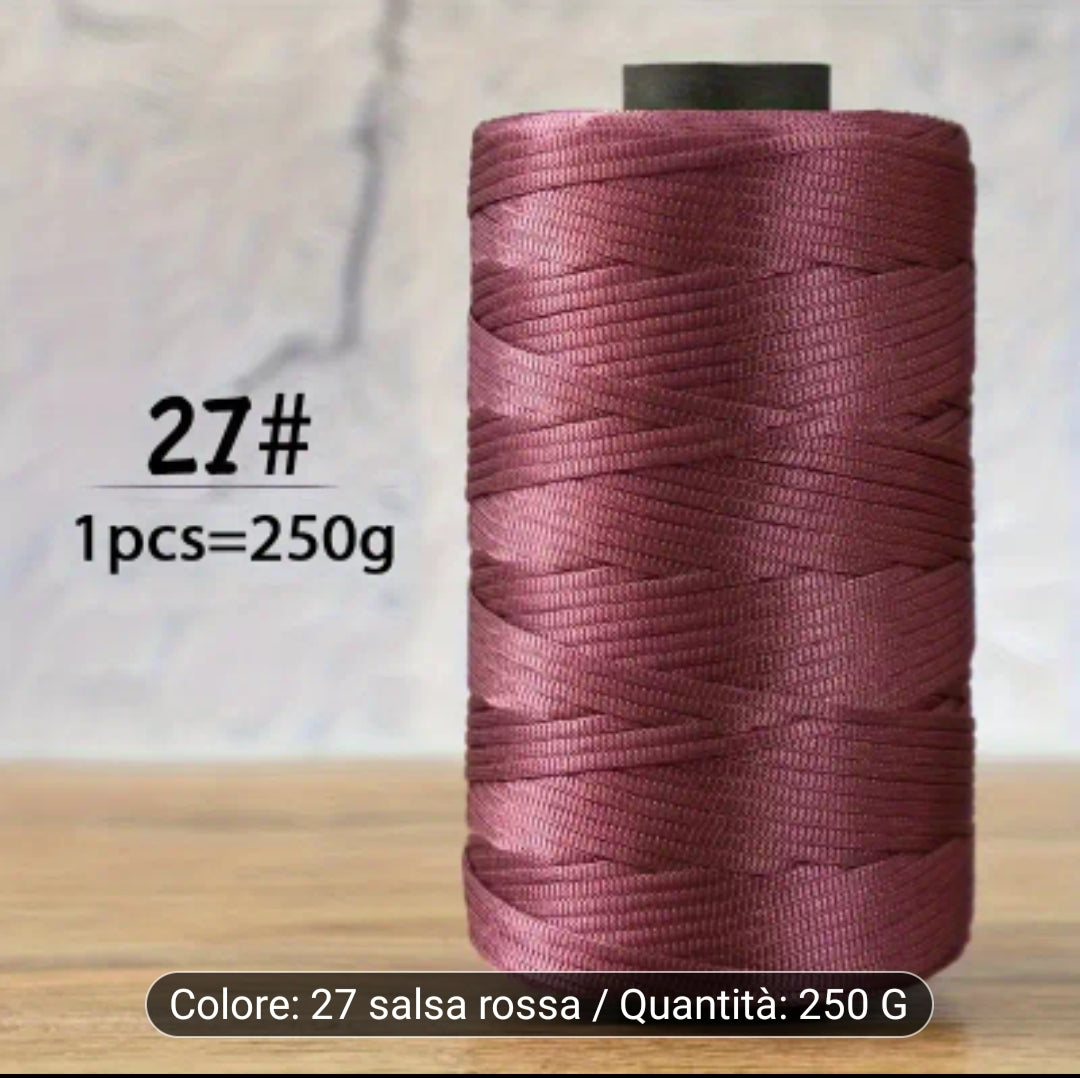 Cordino thai piatto spessore 3 mm 250 grammi