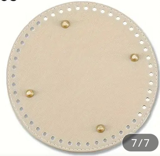 Fondo borse ecopelle rotondi 15 cm diametro