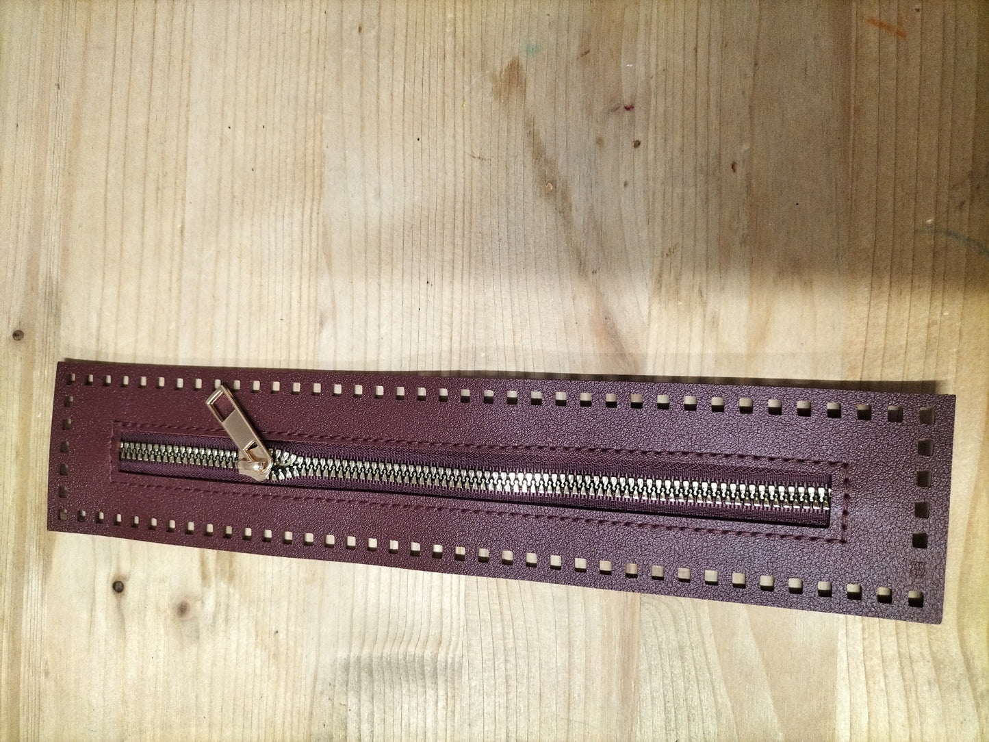 Cerniera similpelle 27x5,5 cm