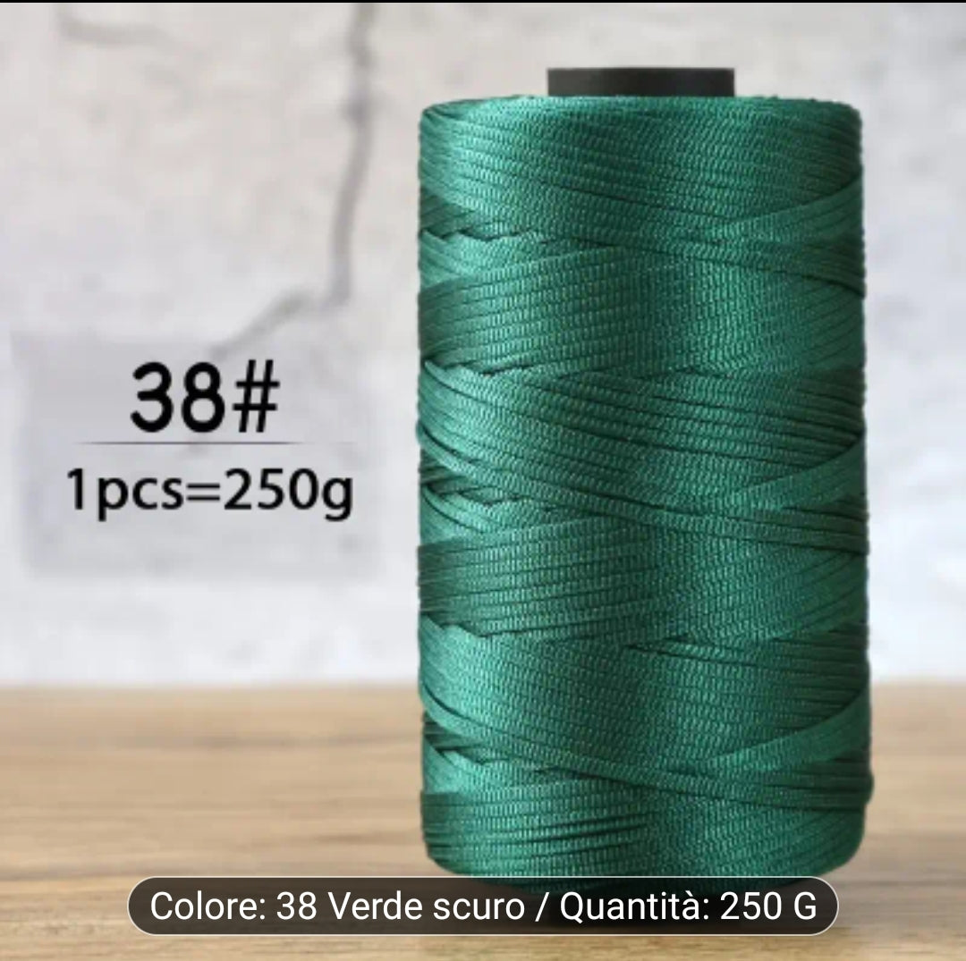 Cordino thai piatto spessore 3 mm 250 grammi