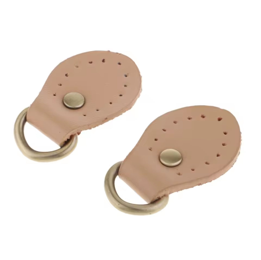 Attacco ponticello 5x3 cm similpelle