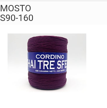 Cordino Tre sfere 500 grammi