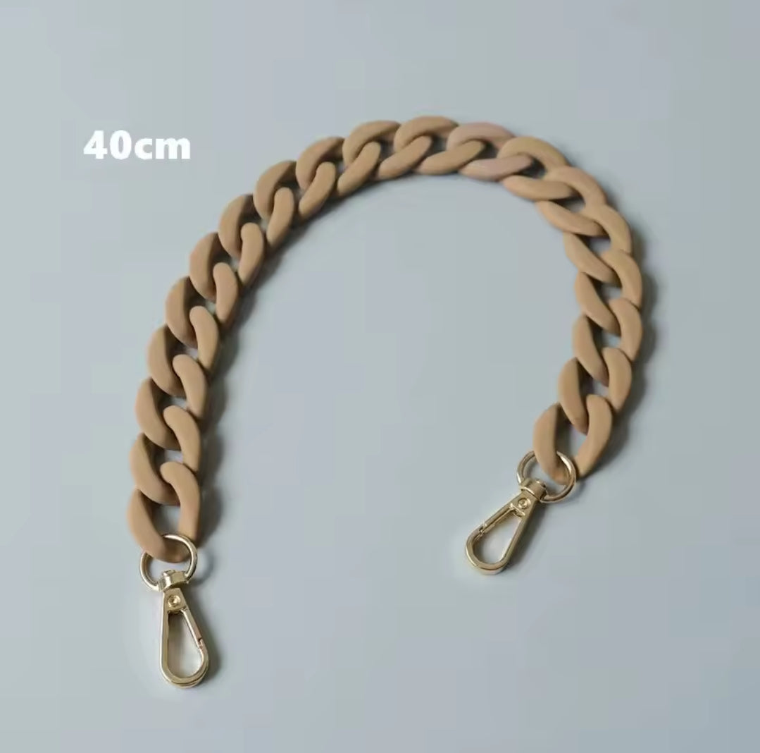 Catena 40 cm in resina opaca