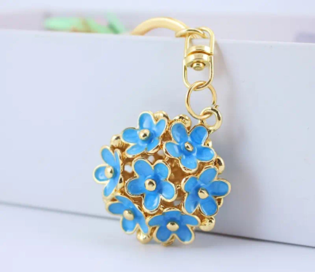 Portachiavi bouquet fiorellini