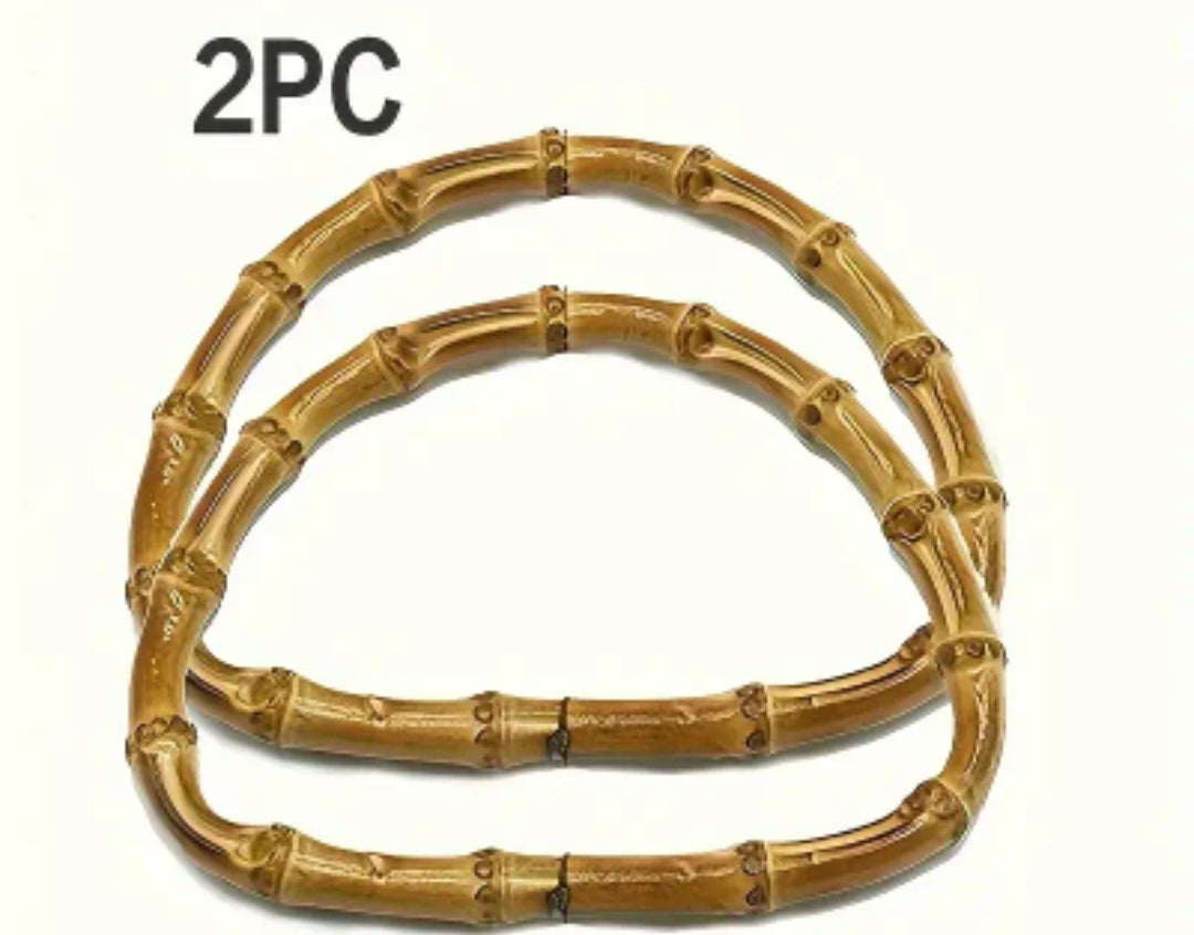 Coppia di manici Bamboo 16,5 cm forma D