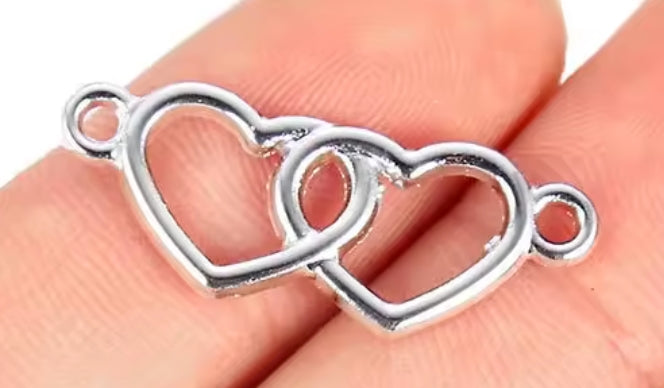 Connettore cuori intrecciati