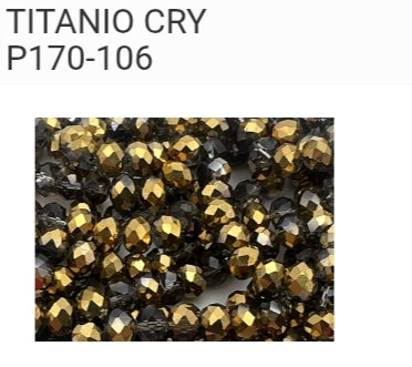 Perline Crystal Yuri 8 mm fila da 65 perle
