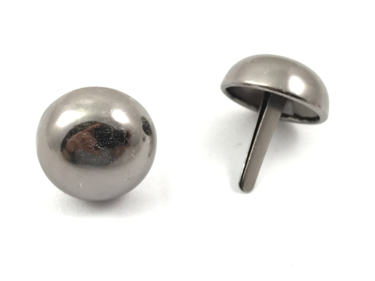 Borchie rotonde metalliche conf 4 pezzi