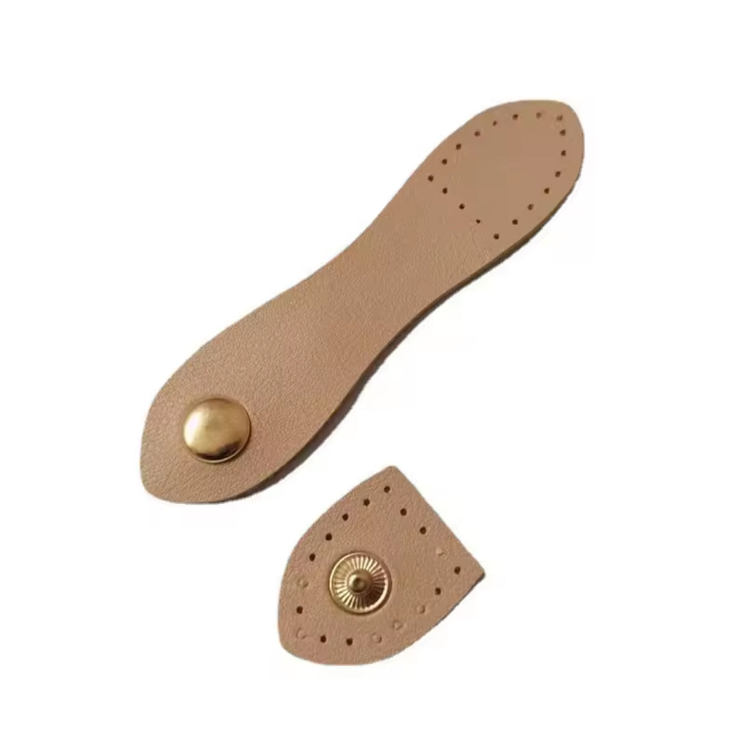 Fibbia similpelle per borsa 9 x 2 cm