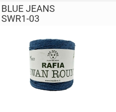 Rafia Swan Round 150 grammi