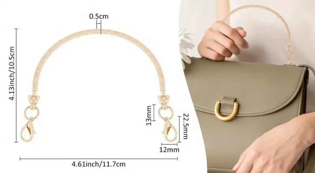 Manici in metallo 11,70 cm colore oro 1 pezzo