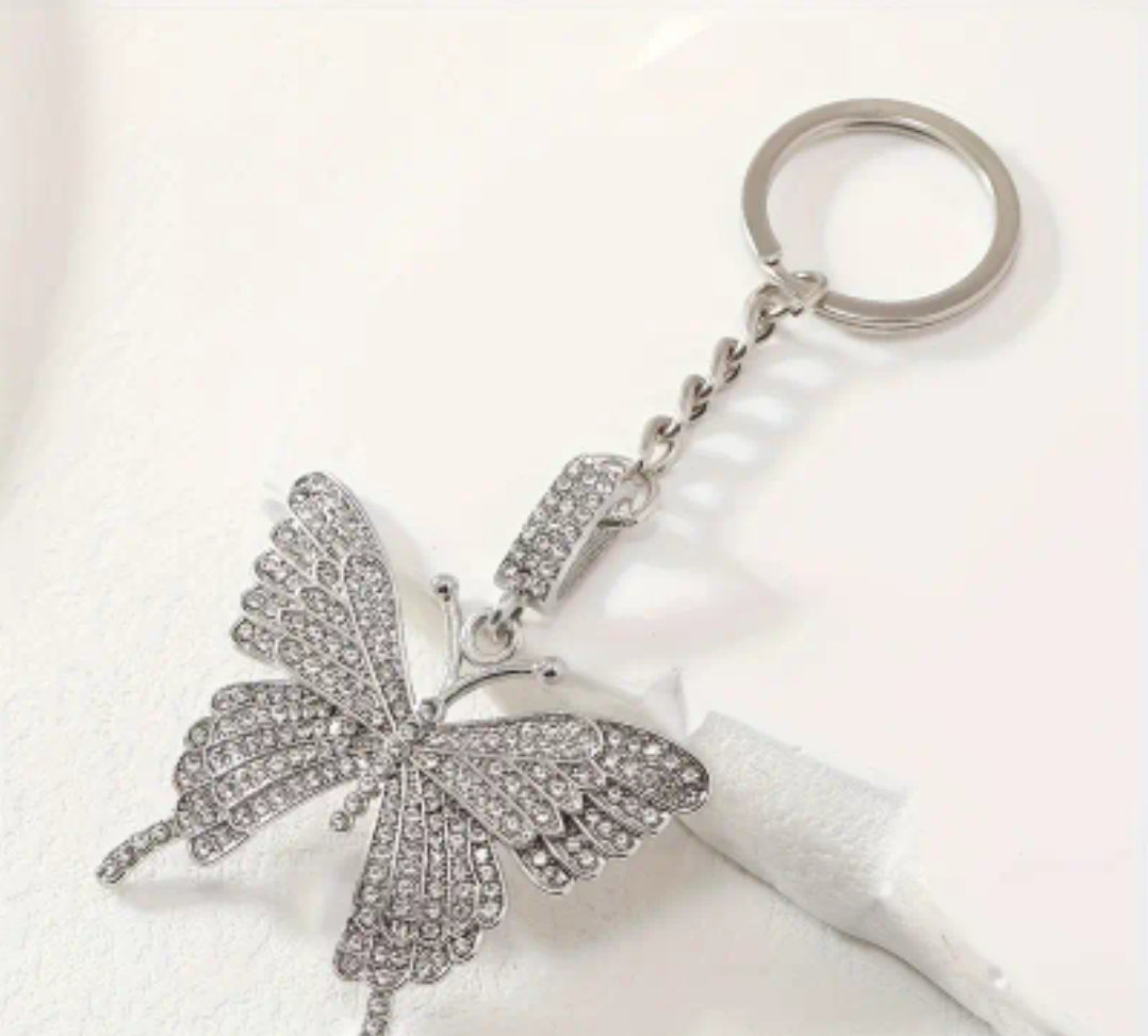 Portachiavi con farfalla