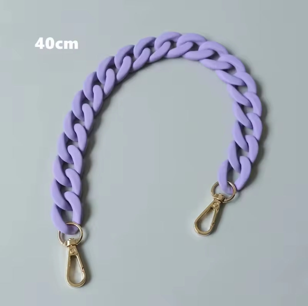 Catena 40 cm in resina opaca