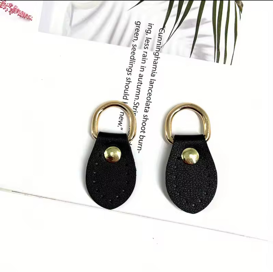 Attacco ponticello 5x3 cm similpelle