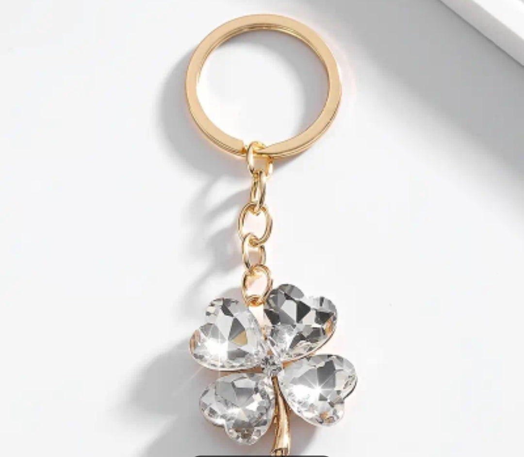 Portachiavi quadrifoglio