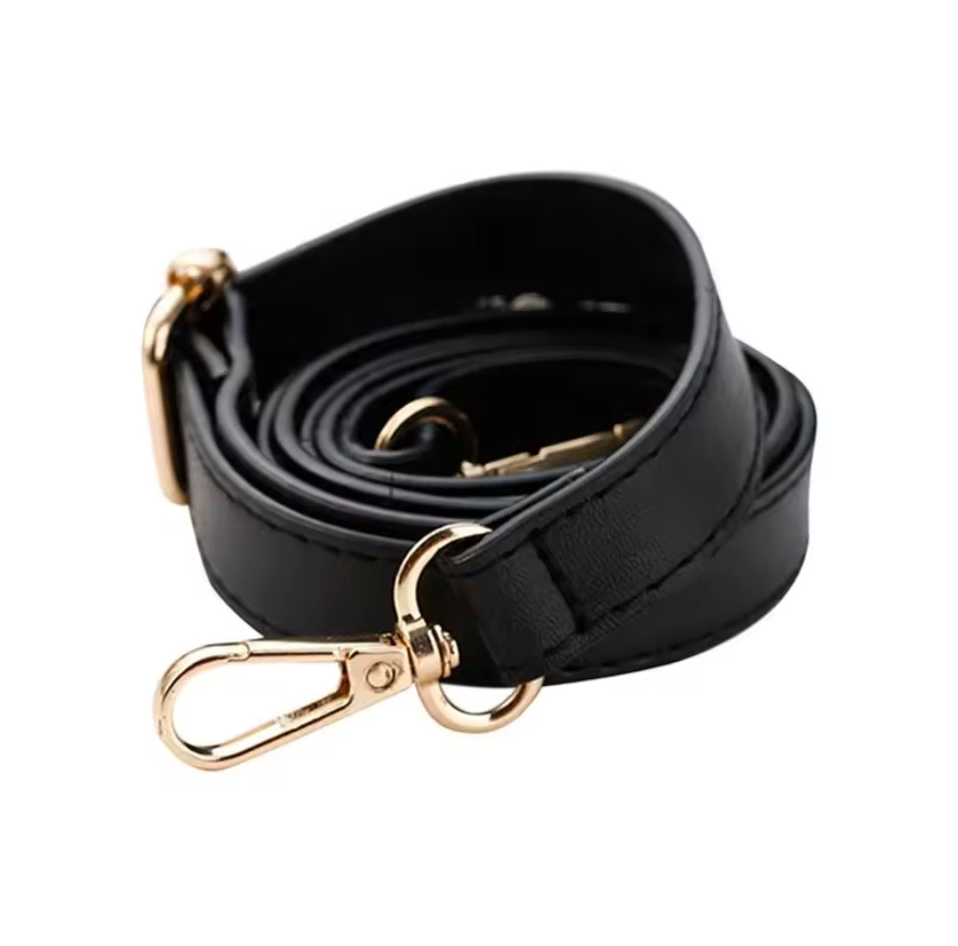 Tracolla ecopelle regolabile 130 cm x 1,80 cm con moschettone