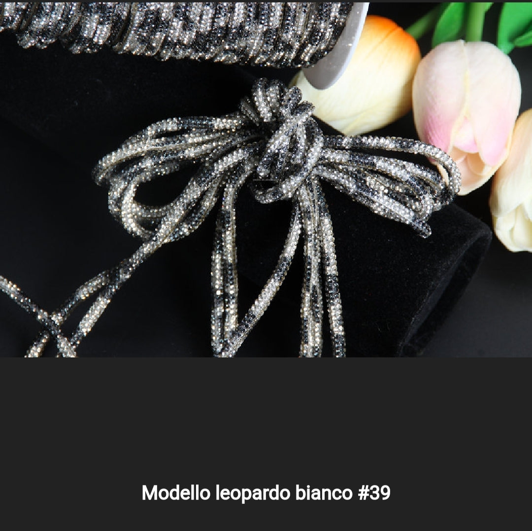 Cordino strass 4 mm a metraggio prezzo per 1 metro