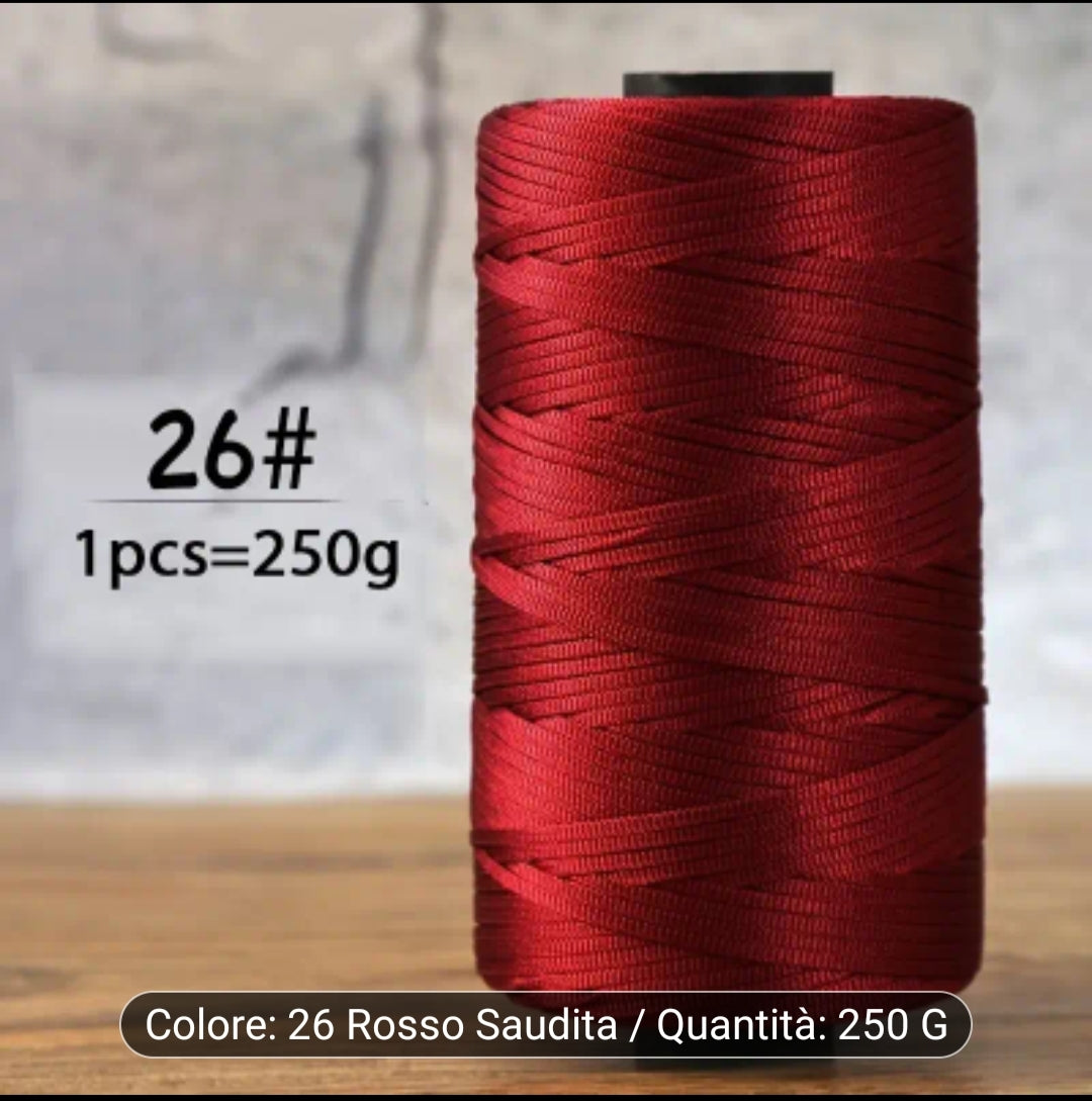 Cordino thai piatto spessore 3 mm 250 grammi