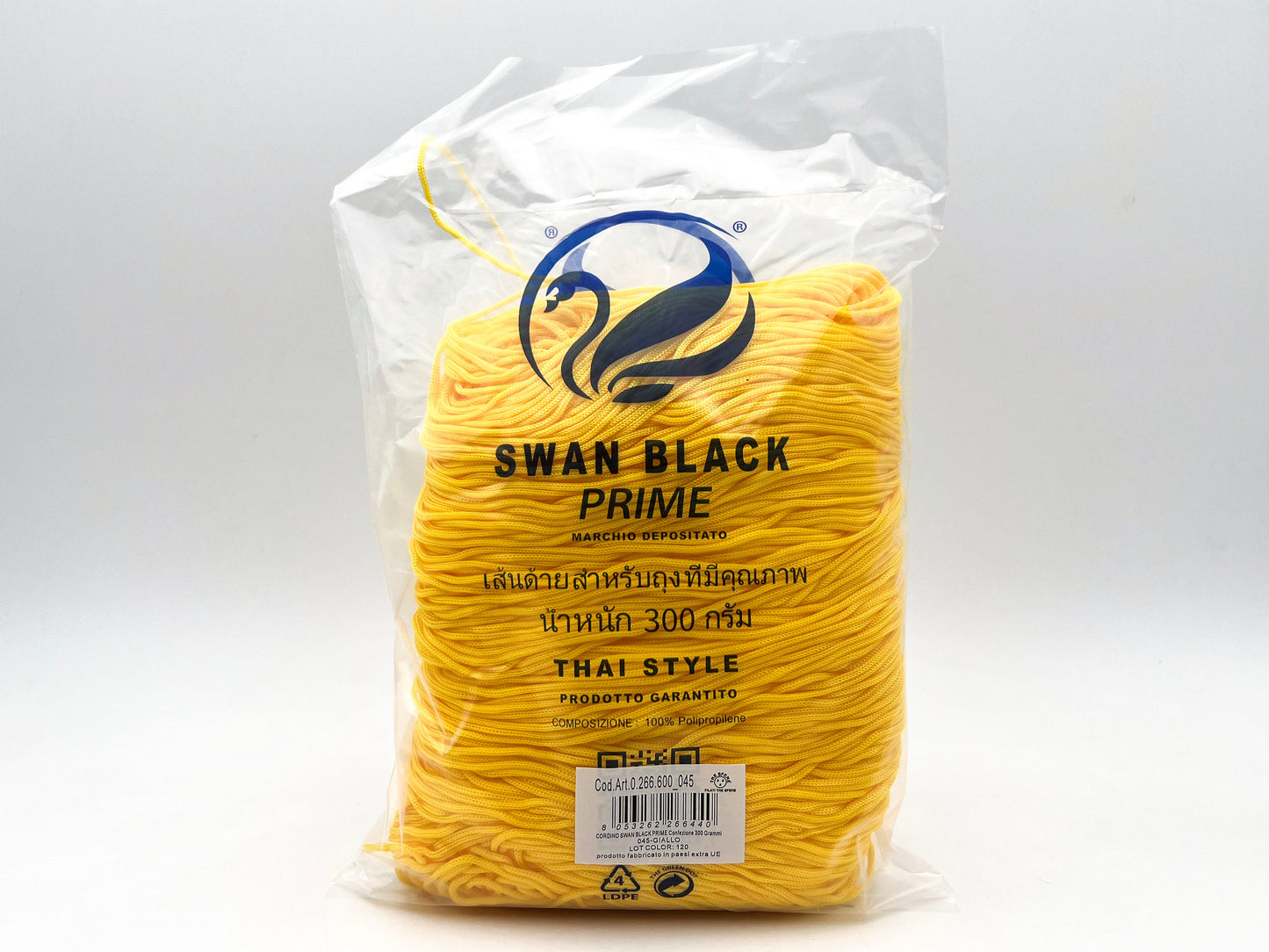 Cordino Swan Black Prime Giallo 045