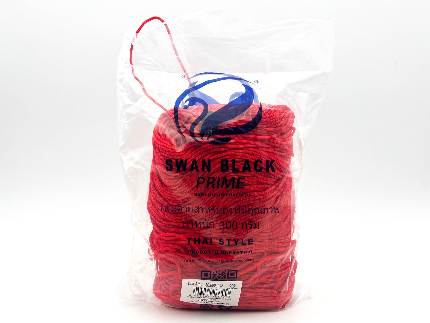 Cordino Swan Black Prime Rosso 046