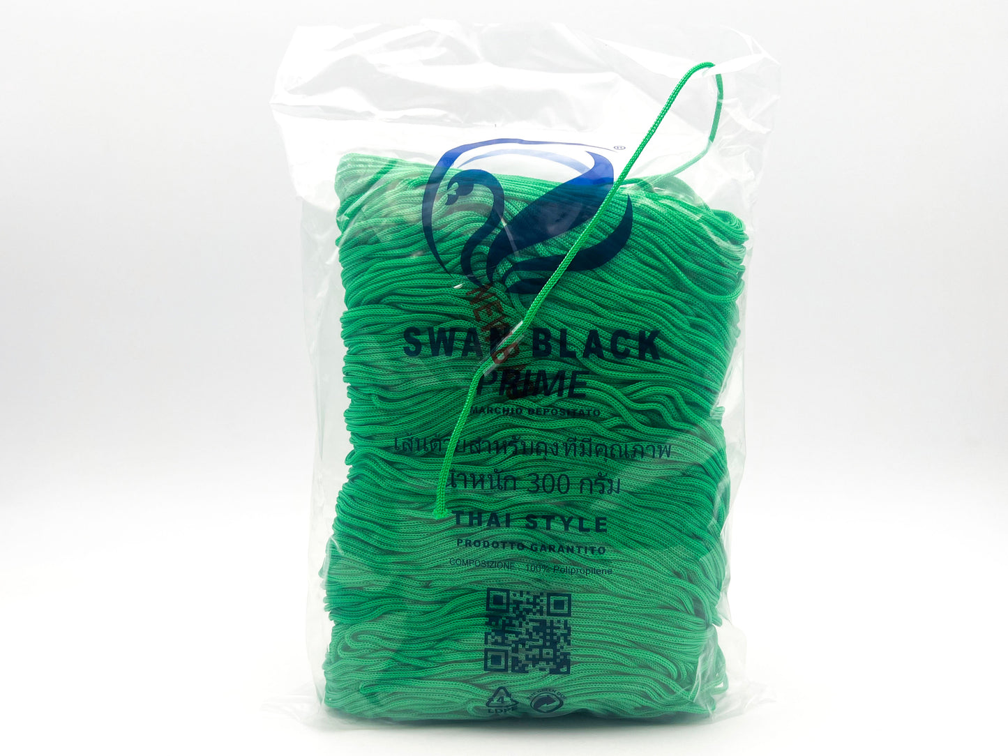Cordino Swan Black Prime Verde Bandiera 078