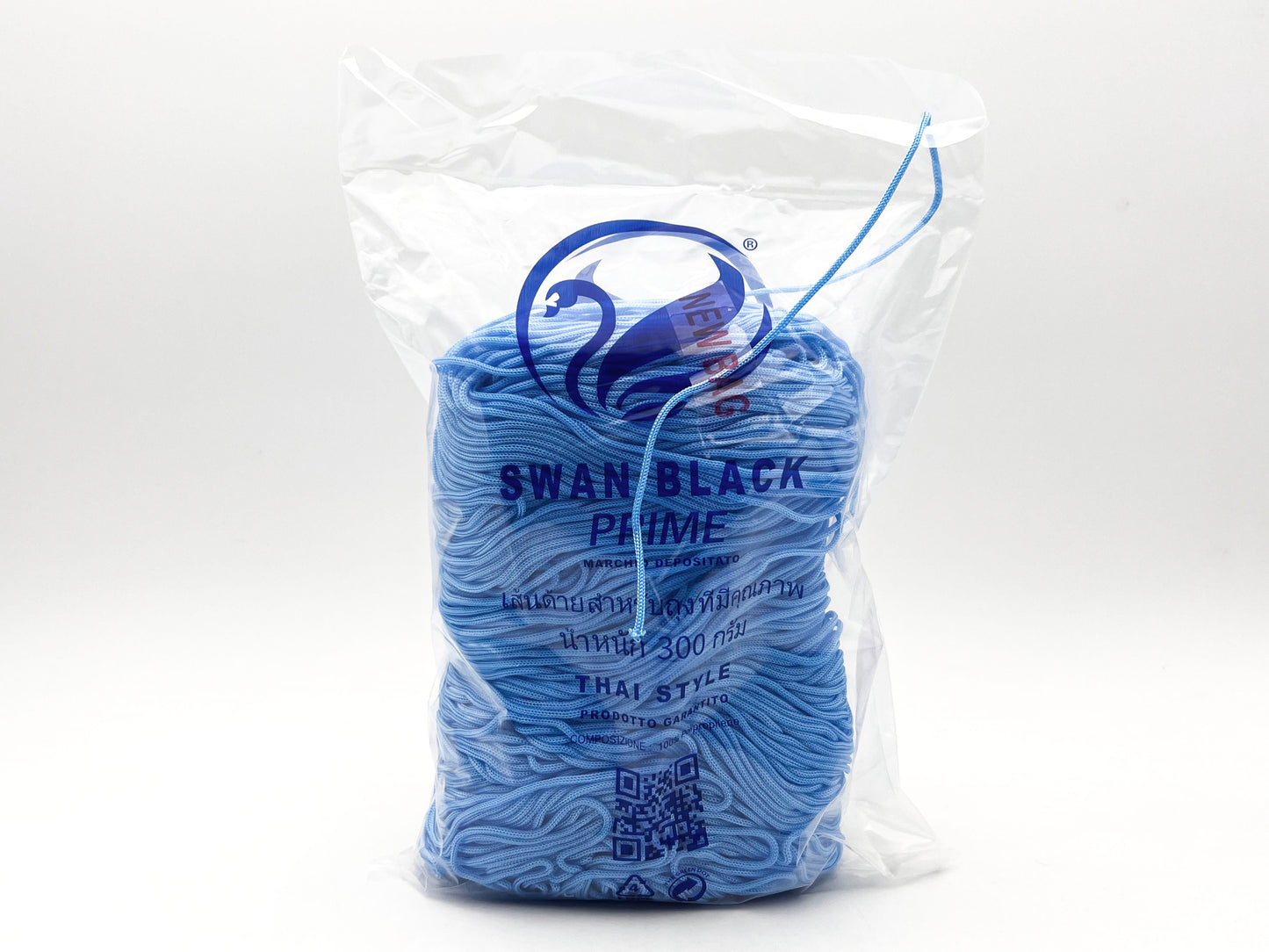 Cordino Swan Black Prime Azzurro 080