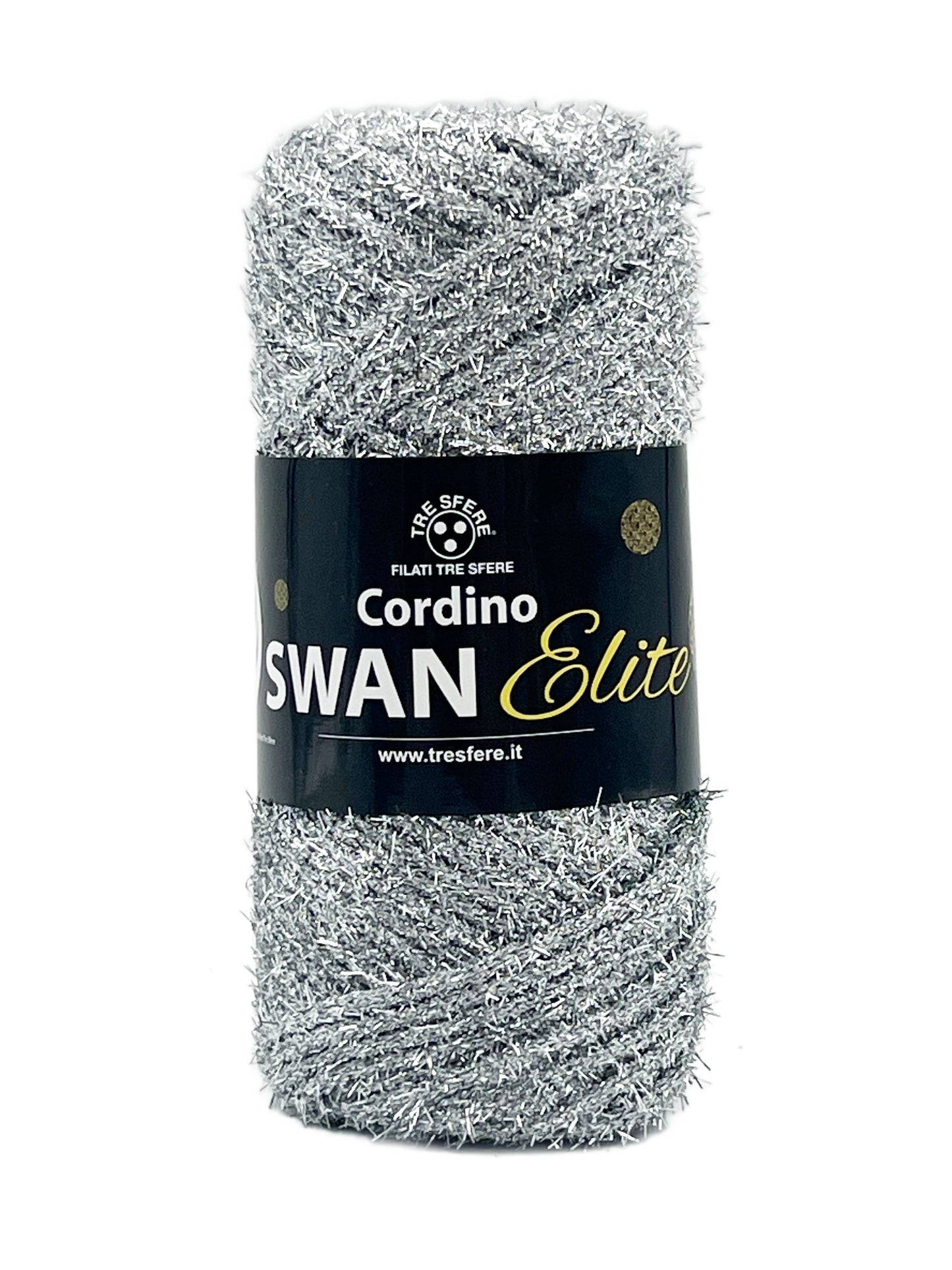 Cordino Swan Elite Lurex 2x100 g Argento 101