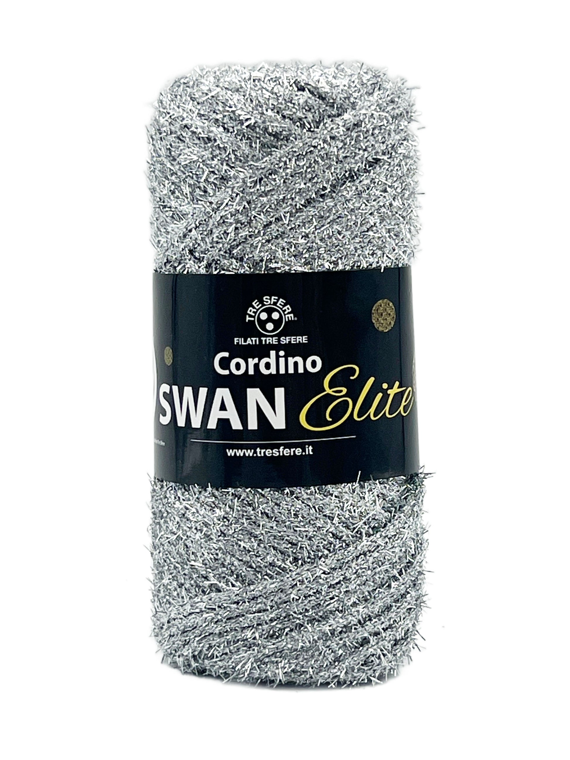 Cordino Swan Elite Lurex 2x100 g Argento 101