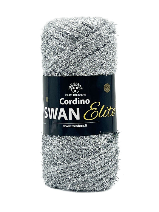 Cordino Swan Elite Lurex 2x100 g Argento 101