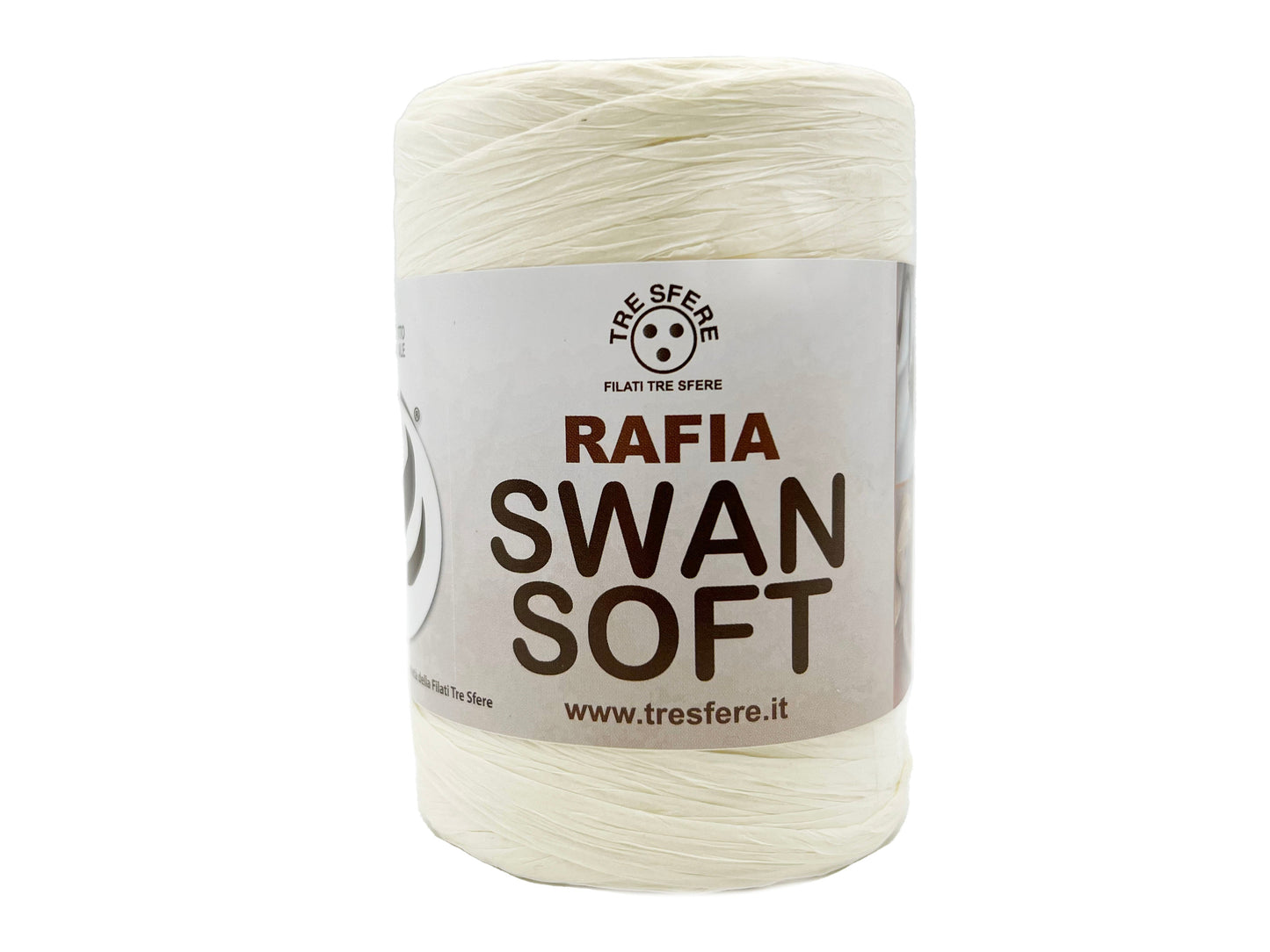 Rafia Swan Soft Ecru 02