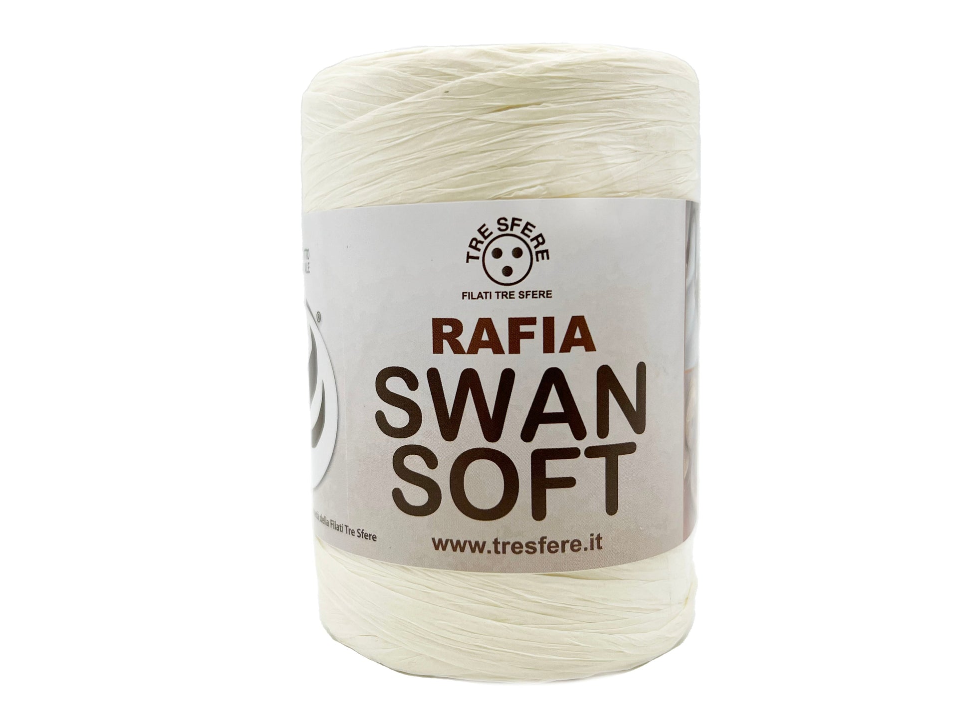 Rafia Swan Soft Ecru 02
