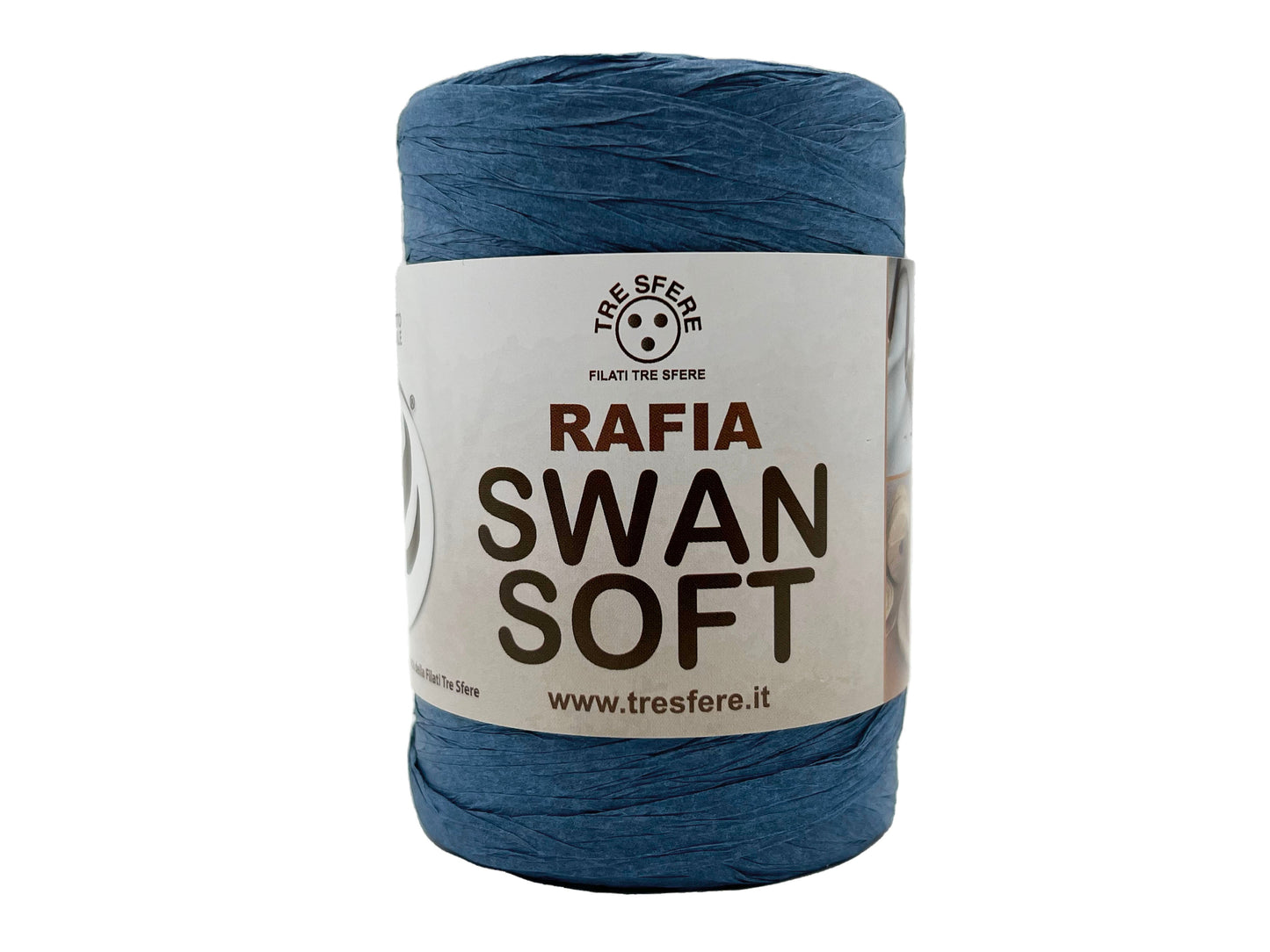 Rafia Swan Soft Bluette 12
