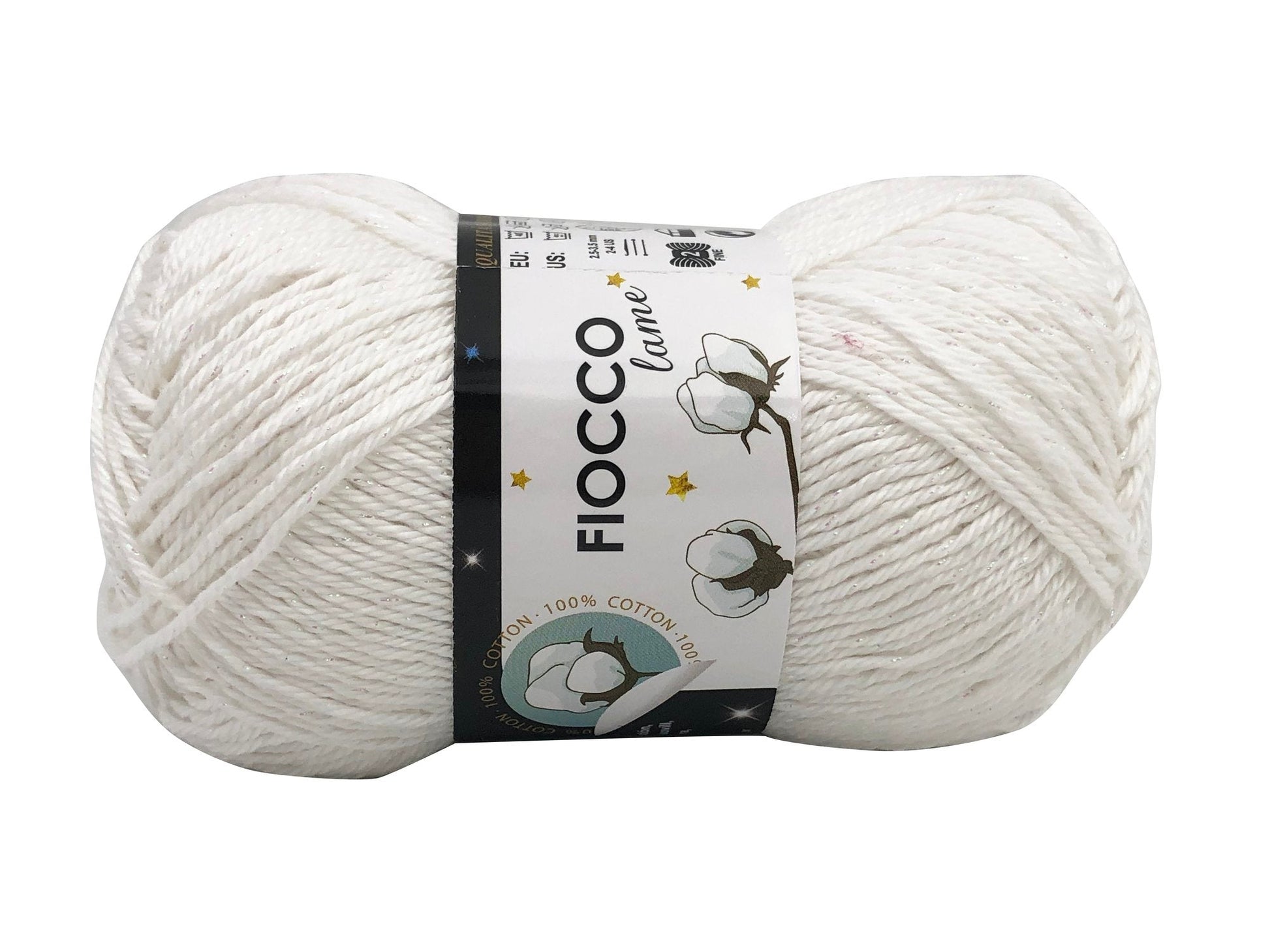 Cotone Fiocco Lame Bianco FL01-7000