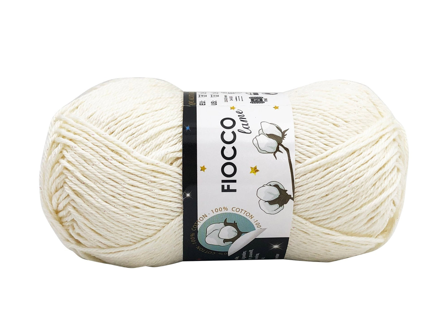 Cotone Fiocco Lame Panna FL01-7011