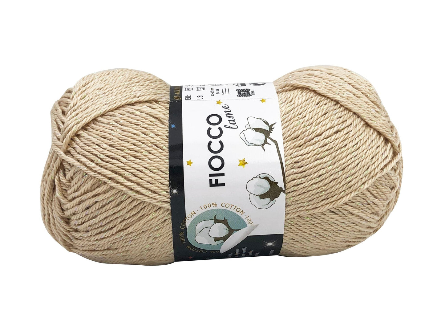 Cotone Fiocco Lame Crema FL01-7030