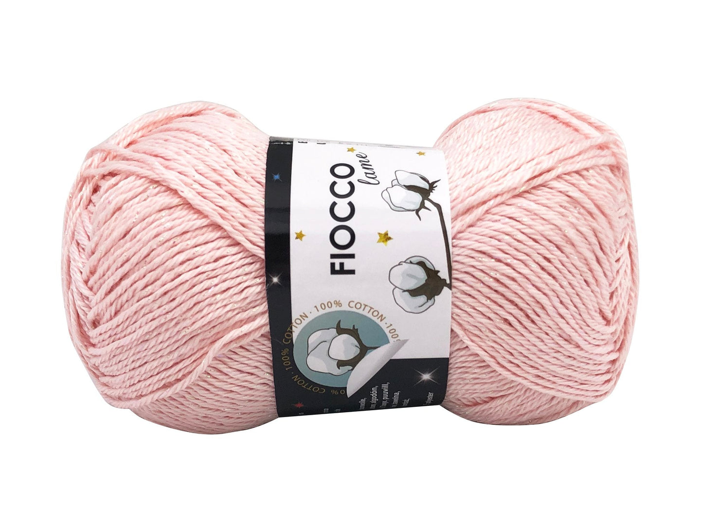 Cotone Fiocco Lame Rosa chiaro FL01-7306