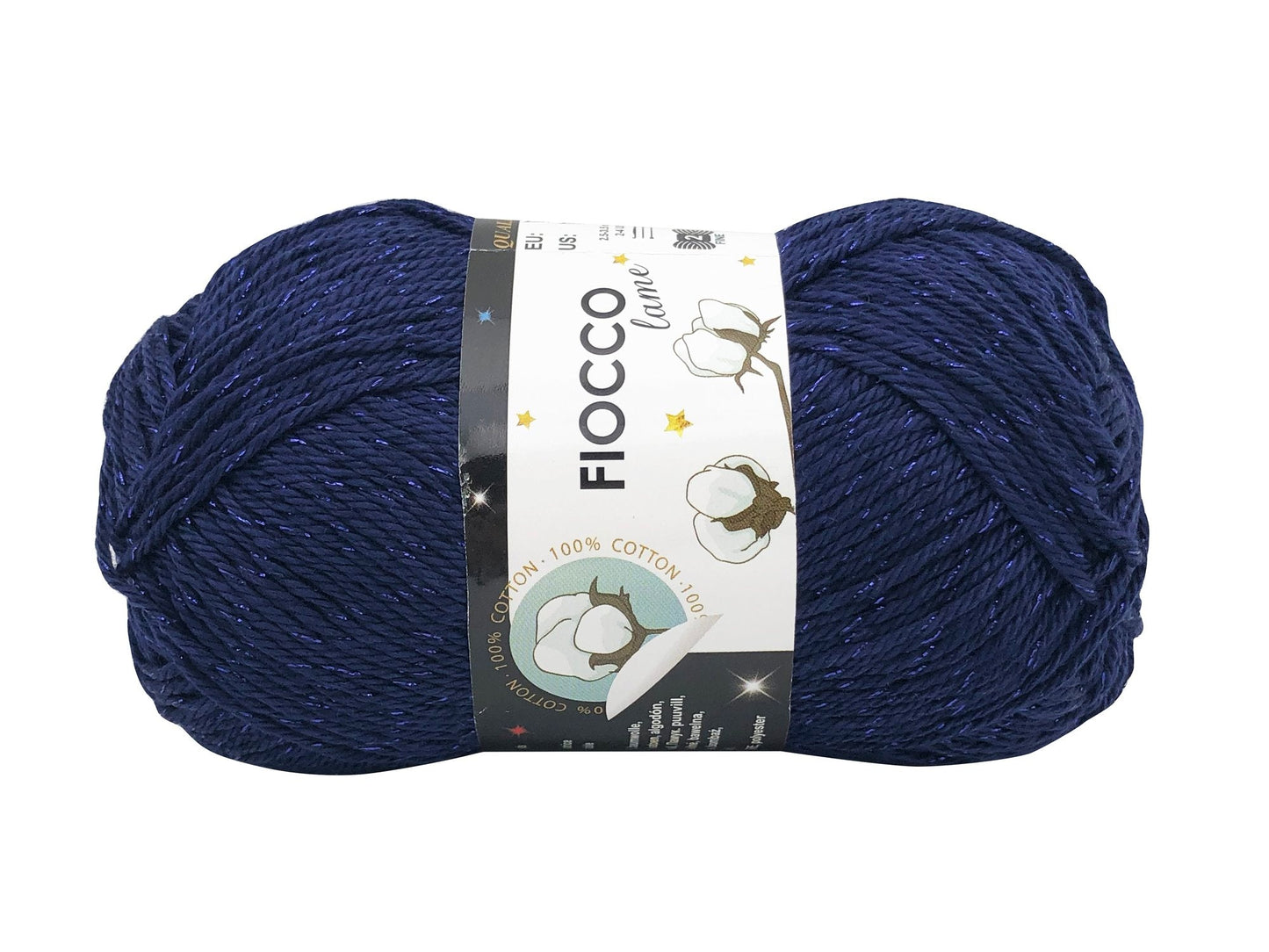 Cotone Fiocco Lame Blu FL01-7535
