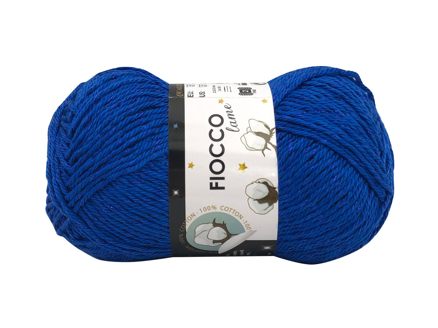 Cotone Fiocco Lame Bluette FL01-7644