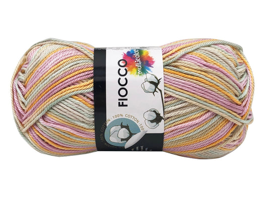 Cotone fiocco multicolor Giallo 9020
