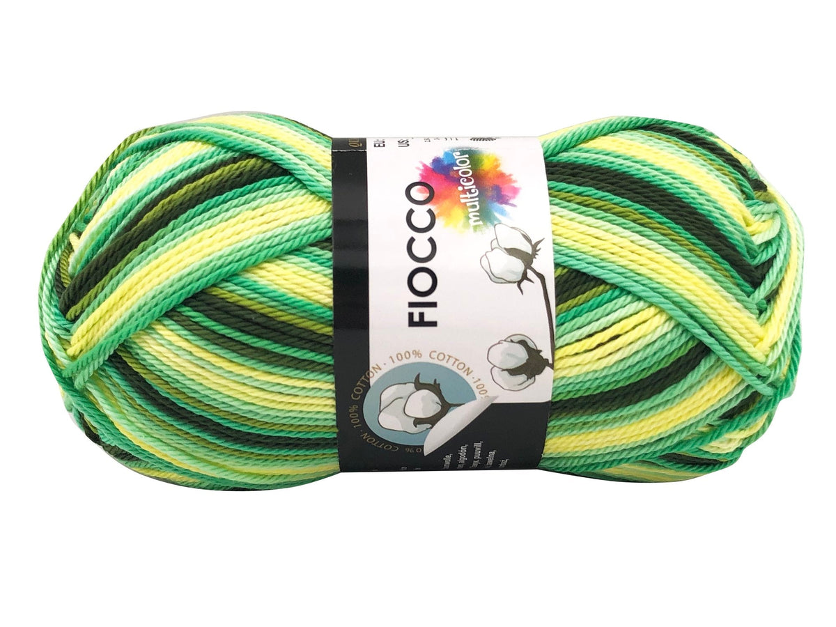 Cotone fiocco multicolor Verde 9680