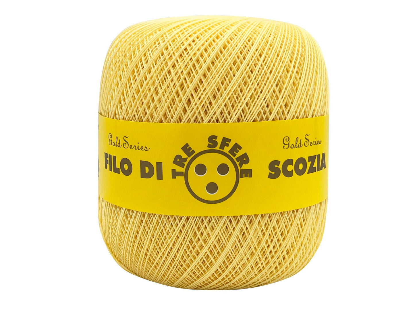 Cotone filo di scozia 16/3 titolo n 12 bianco/colotato Giallino 176