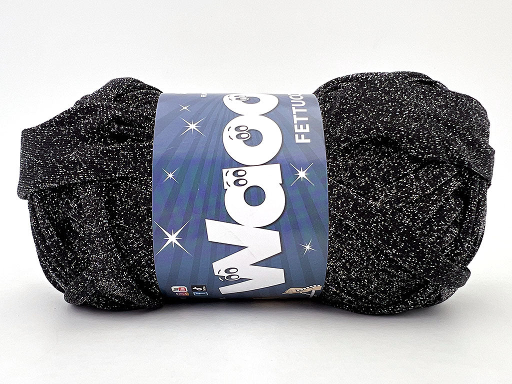Fettuccia Waoo Lycra Chanel Nero-Argento 08
