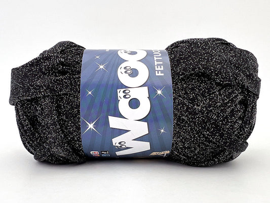 Fettuccia Waoo Lycra Chanel Nero-Argento 08