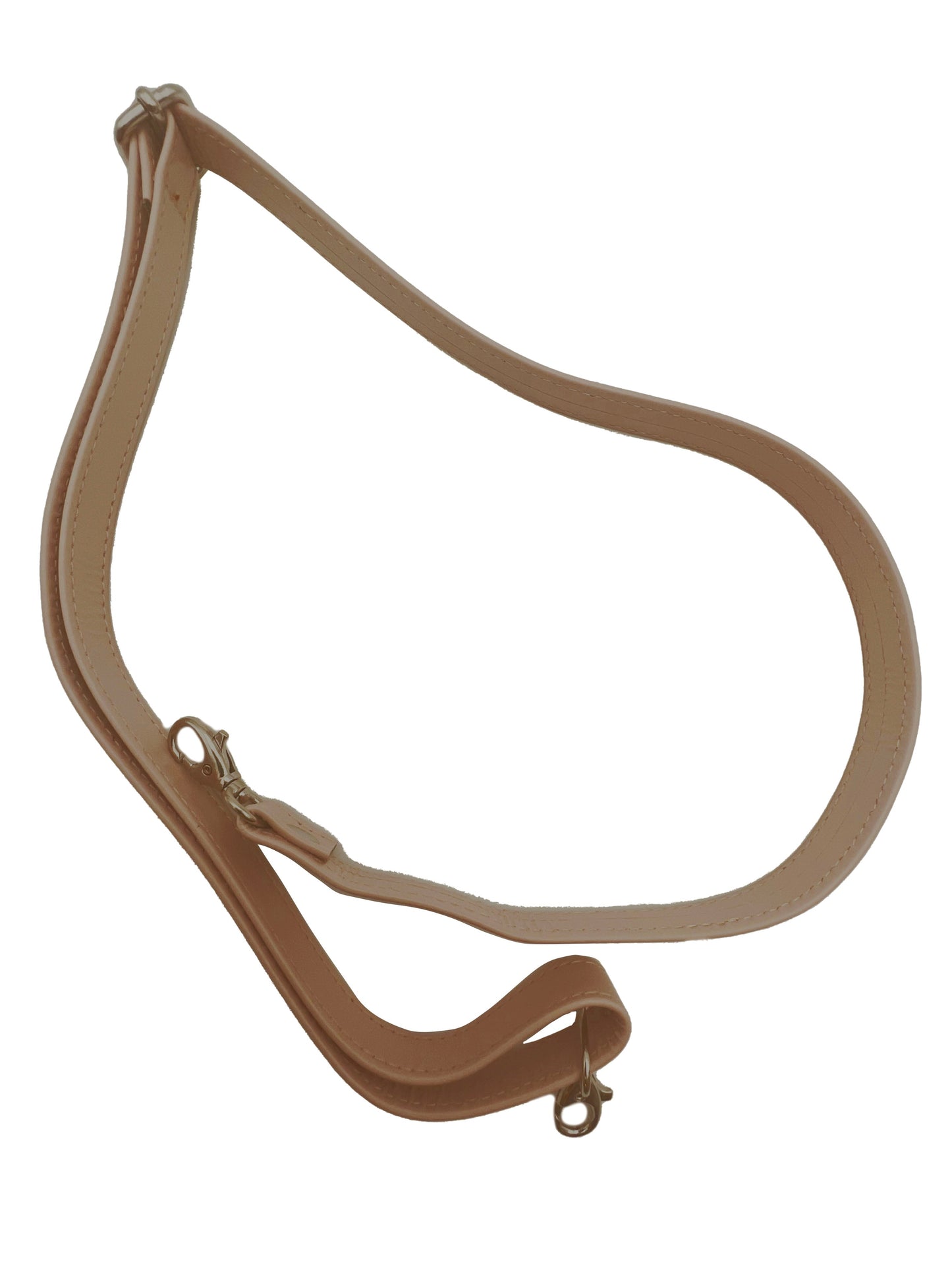 Tracolla con moschettone cuoio