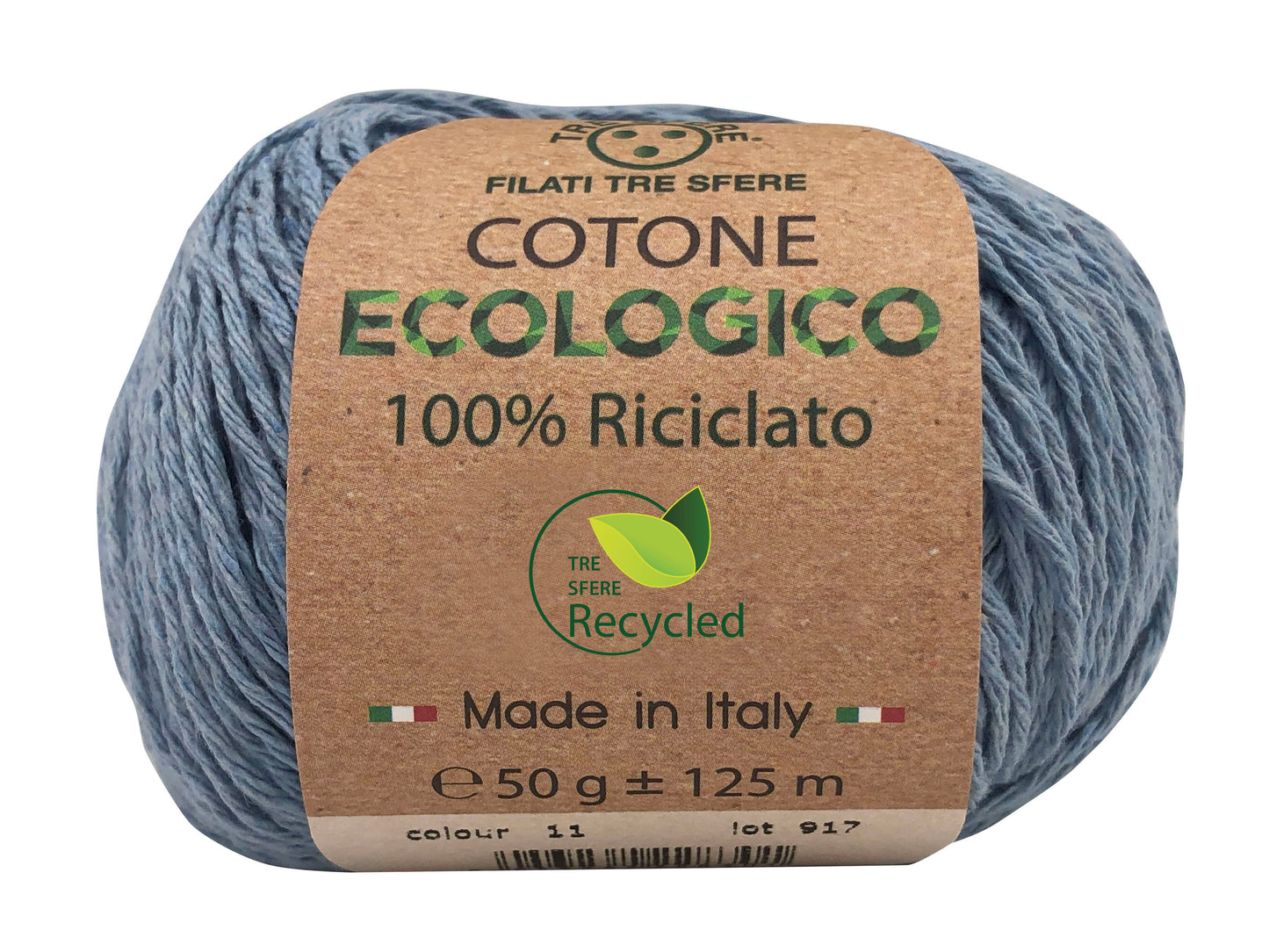 Cotone ecologico Azzurro 11