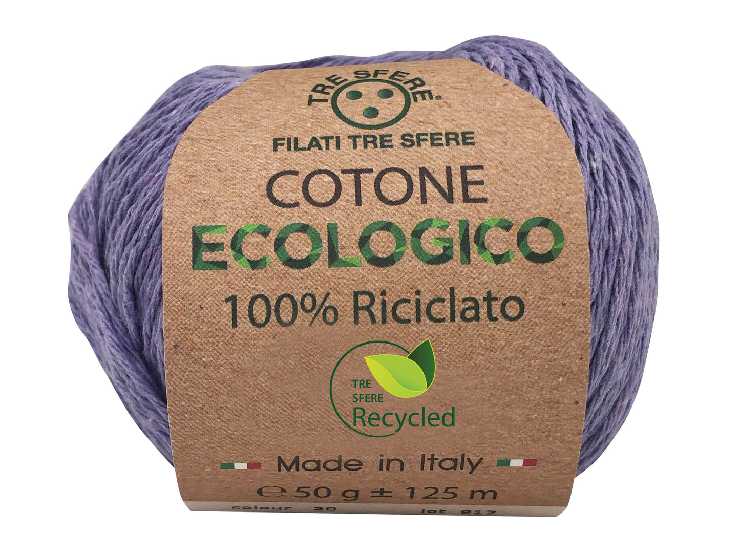 Cotone ecologico Glicine 20
